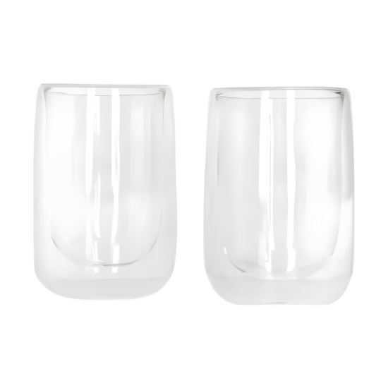 Double Wall Glass Cup 300 ml Set - 2 Pcs